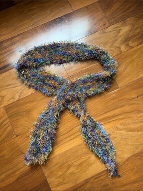 Colorful Multi-Tone Fuzzy Scarf